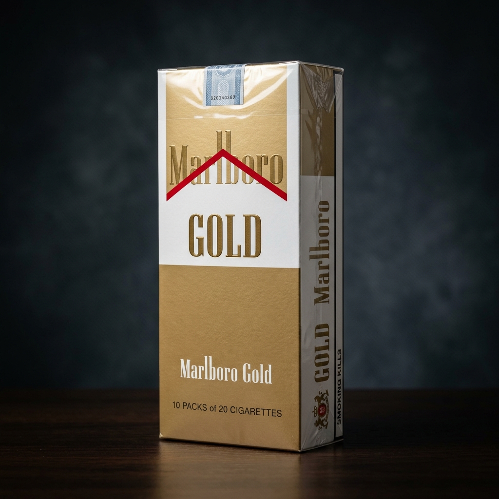 Marlboro Gold Carton (10 Packs x 20 Cigarettes)